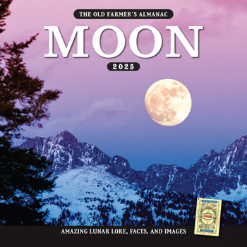 Paperback The 2025 Old Farmer's Almanac Moon Wall Calendar Book