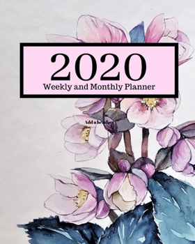 2020 Weekly and Monthly Planner: 30 Dec , 2019 to Dec 31 , 2020 Weekly & Monthly View Planner + Calendar Scheldule + Floral ....December 2020