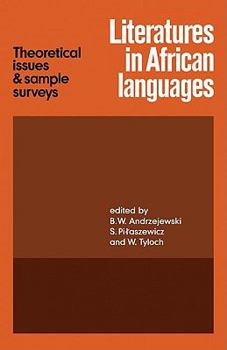 Paperback Literatures in African Languages: Theoretical Issues and Sample Surveys Book