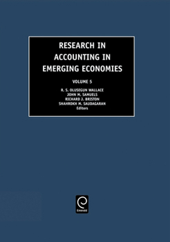 Hardcover Research in Accounting in Emerging Economies Book