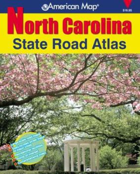 Paperback North Carolina State Road Atlas Book