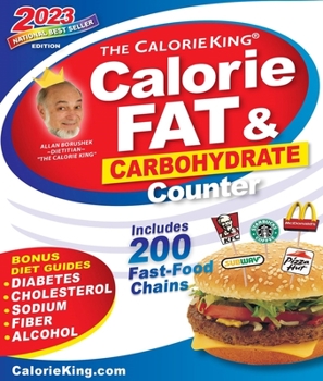 Paperback Calorieking 2023 Larger Print Calorie, Fat & Carbohydrate Counter [Large Print] Book