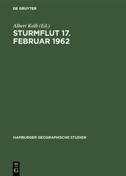 Hardcover Sturmflut 17. Februar 1962 [German] Book