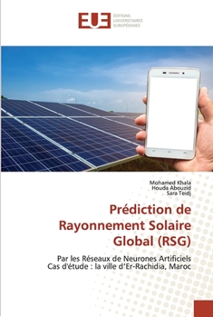 Paperback Prédiction de Rayonnement Solaire Global (RSG) [French] Book