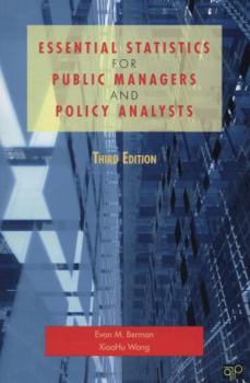 Paperback Essential Statistics for Public Managers and Policy Analysts Book