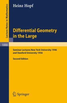 Paperback Differential Geometry in the Large Book