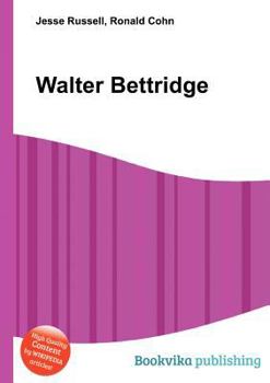 Paperback Walter Bettridge Book