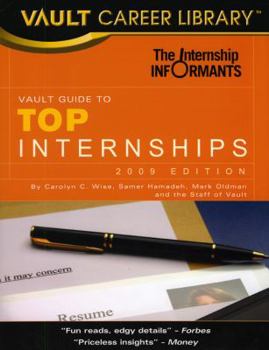 Paperback The Vault Guide to Top Internships Book