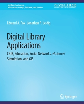 Paperback Digital Libraries Applications Book