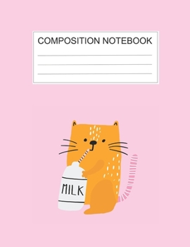 Composition notebook: Ruled (8.5 x 11 in), 110 Pages: Diary Book For Girl, Journal Notebook For Kids, Writing Journal Lined, Cute Pets (8.5 x 11 in), 110 Pages (cute composition pink)