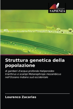 Paperback Struttura genetica della popolazione [Italian] Book