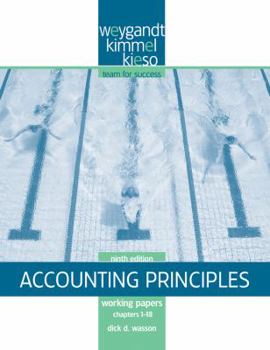 Paperback Working Papers Chapters 1-18 to accompany Accounting Principles Book