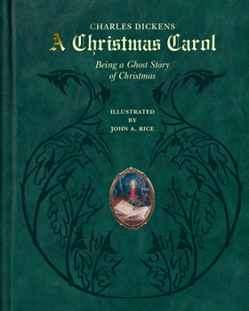 Hardcover A Christmas Carol: Being a Ghost Story of Christmas (Deluxe Illustrated Leatherbound Edition) Book