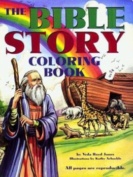 Paperback The Bible Story Coloring Book