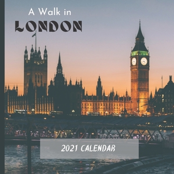 Paperback A Walk in London 2021 Calendar Book