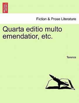Paperback Quarta Editio Multo Emendatior, Etc. [Latin] Book