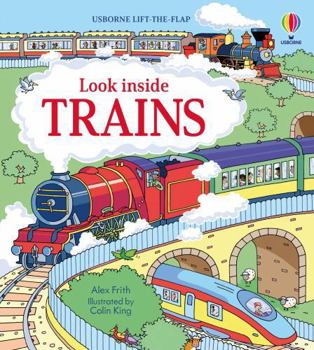 Les trains - Book  of the Usborne Look Inside