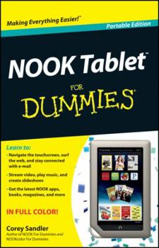 Paperback NOOK Tablet for Dummies Book
