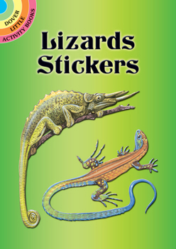 Paperback Lizards Stickers Book