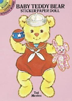 Paperback Baby Teddy Bear Sticker Paper Doll Book