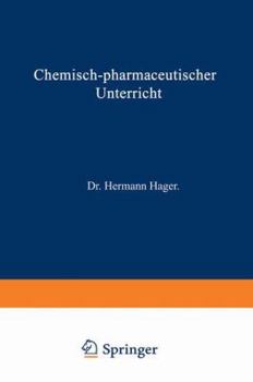 Paperback Chemisch-Pharmaceutischer Unterricht [German] Book