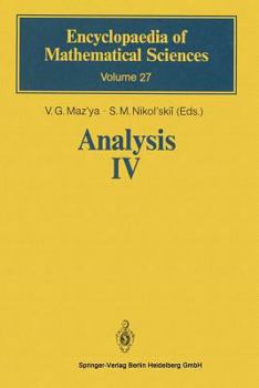 Paperback Analysis IV: Linear and Boundary Integral Equations Book