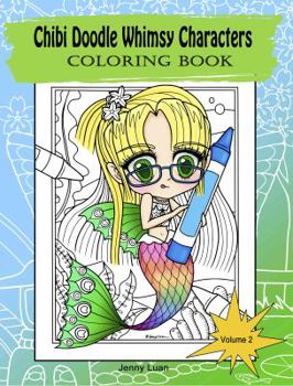 Paperback Chibi Doodle Whimsy Characters: Coloring book