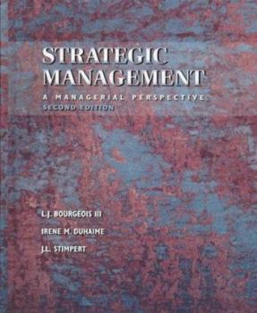 Hardcover Strategic Management: A Managerial Perspective (Dryden Press Series in Management) Book