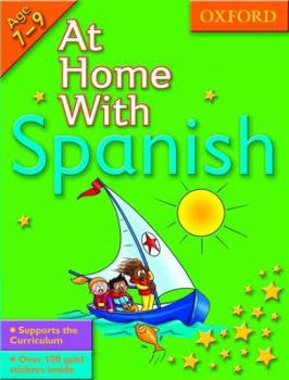 Paperback At Home with Spanish. Age 7-9 Book