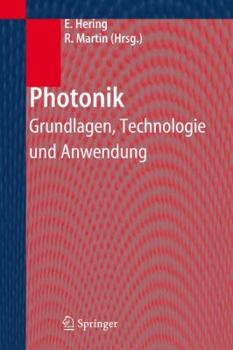 Hardcover Photonik: Grundlagen, Technologie Und Anwendung [German] Book