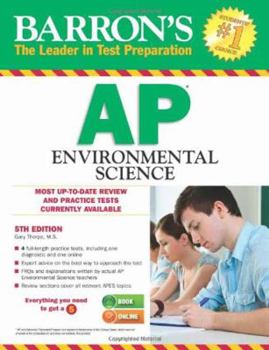 Paperback Barron's AP Environmental Science Book