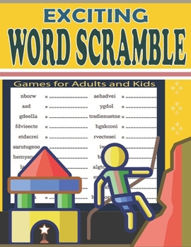 Paperback Exciting Word Scramble Games for Adults and Kids: 3000+ Words Word Scramble Puzzles Book