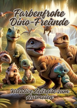 Farbenfrohe Dino-Freunde: Kreative Zeitreise zum Ausmalen (German Edition)