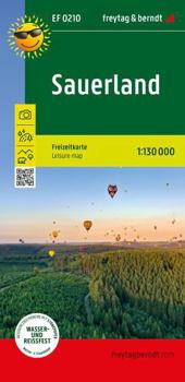 Map Sauerland Leisure Map 1:300,000 EF 0210 Book
