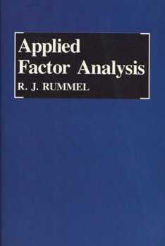 Paperback Applied Factor Analysis Book