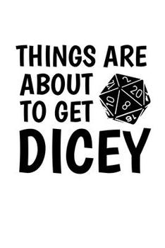 Notebook: Gamer Dice Dungeon Rpg Tabletop Funny Gift 120 Pages, 6X9 Inches, Blank