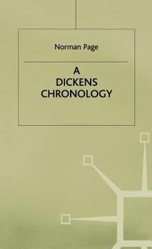 Hardcover A Dickens Chronology Book