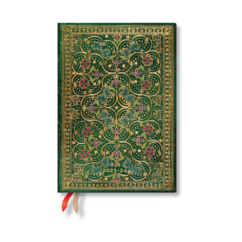 Calendar Paperblanks 2024 Pinnacle the Queen's Binding 18-Month Flexi MIDI Horiztonal 224 Pg 80 GSM Book