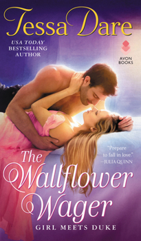 Mass Market Paperback The Wallflower Wager: Girl Meets Duke Book