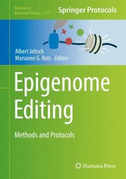 Hardcover Epigenome Editing: Methods and Protocols Book
