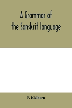 Paperback A grammar of the Sanskrit language Book
