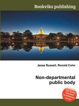 Paperback Non-Departmental Public Body Book