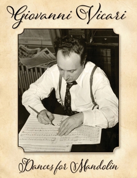 Paperback Giovanni Vicari: Dances for Mandolin Book