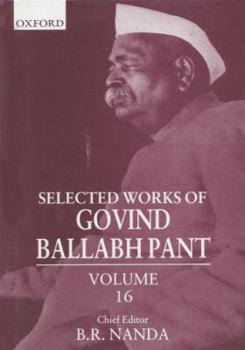 Hardcover Selected Works of Govind Ballabh Pant Book