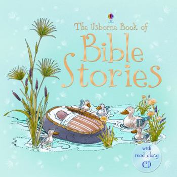 Hardcover The Usborne Book of Bible Stories [With CD] Book