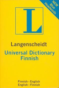 Langenscheidt Universal Finnish Dictionary: Finnish-english/ English-finnish - Book  of the Langenscheidt Universal Dictionary