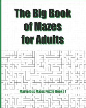 Paperback The Big Book of Mazes for Adults: 200 marvelous Mazes from Easy to Insane / Big Size / Various Difficulty Level / Great Activity Book