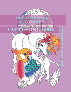 Paperback Unicorns and Gryphons Colouring Book
