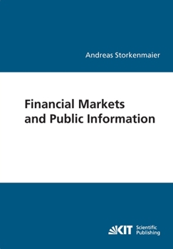 Financial Markets and Public Information