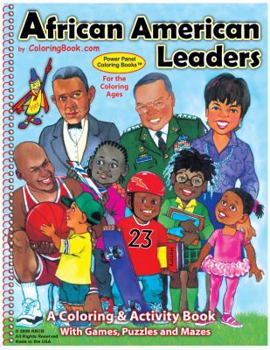 Paperback African American Leaders Coloring Book (8.5x11) Book